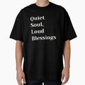 Quiet Soul, Loud Blessings – Minimal Spiritual Tee by Med-th-ewolf