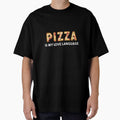 Funny caption slogan quote Pizza lover for shirt design digital art by HakunamatataTin
