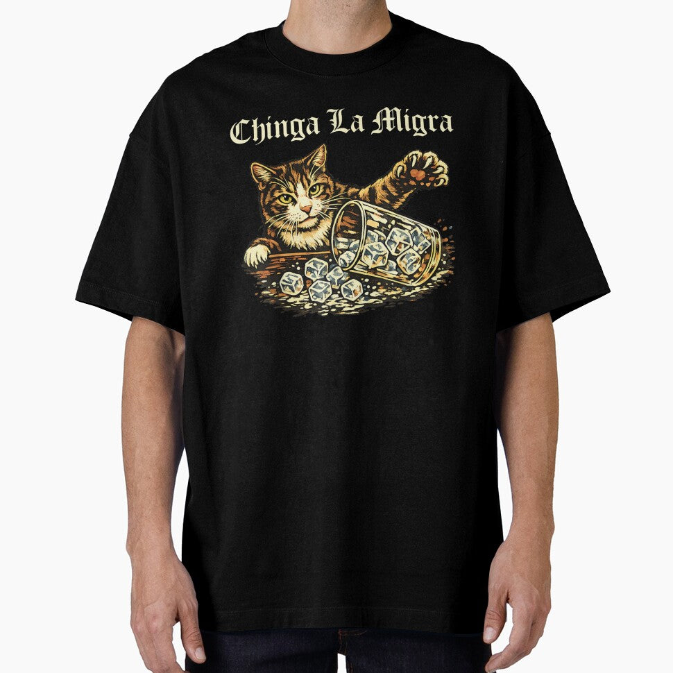 Chinga La Migra Cat No Ice by ohmylore-arts