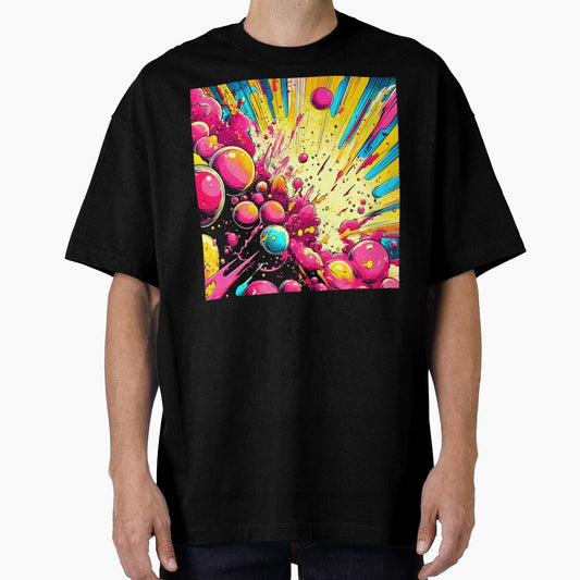 Pop Art Comic Book-Style Colorful Abstract Designs by DEC02