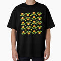 Retro Round Orange Flower Pattern by kjeppson
