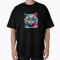 Pop-Art Cat: a colorful and fun illustration in the style of Andy Warhol. by MrGraffo