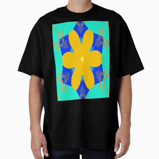 Vibrant music abstract geometric minimalist guitar exotic summer blue - sunny gift for guitarists musicians and minimalist music and guitar lover by Ralek