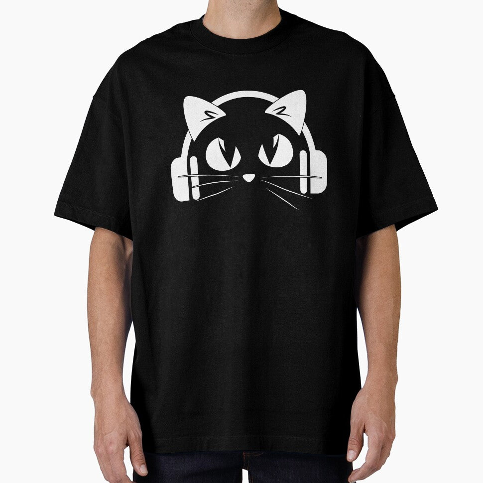 Music Lover Cat Headphones by Yernarb