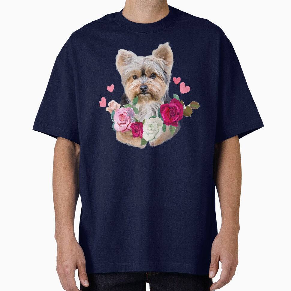 Cute Yorkie flowers by PetArt  ⭐⭐⭐⭐⭐