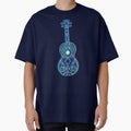 NO TEXT 2023 String Theory 1: Bright Blues (recommended: print on dark) - 100 Days of Ukulele by NewUkeNewYork