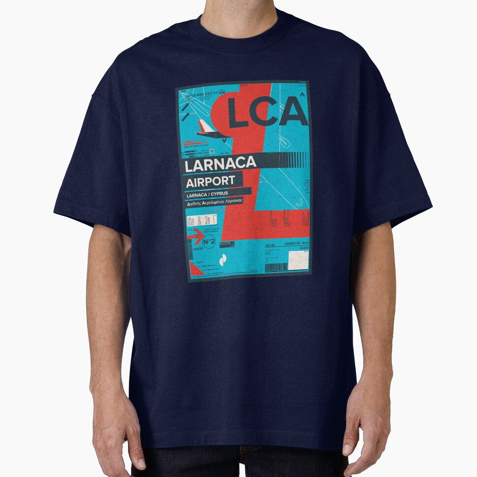 Larnaca Airport Cyprus Travel Stamp Flight Pass by DV-LTD
