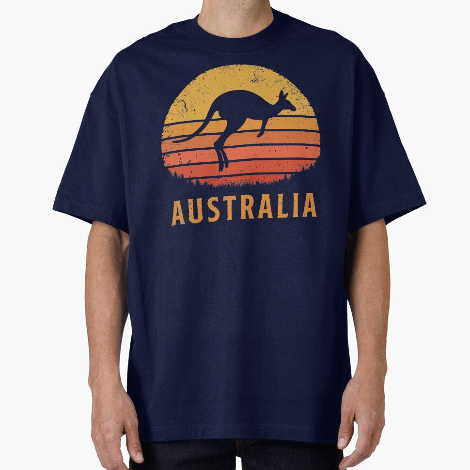 Australia Retro Kangaroo by TigerTom Design