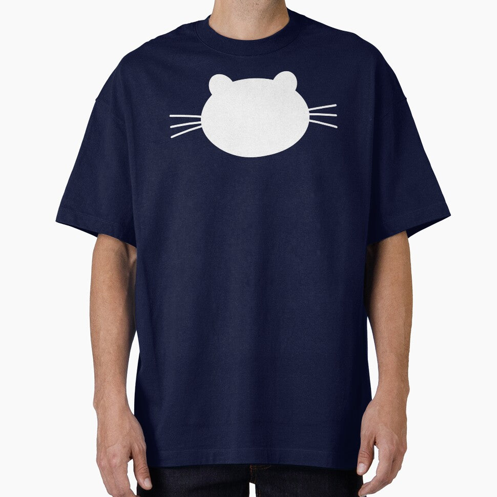 Cute White Cat Face with Big Whiskets by Smart-Arts