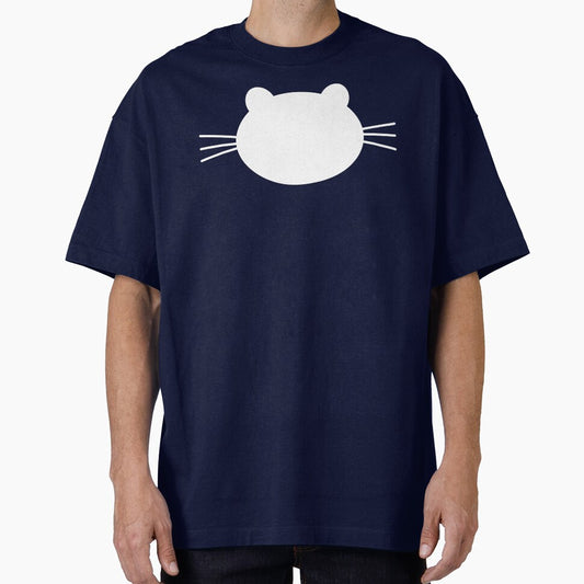 Cute White Cat Face with Big Whiskets by Smart-Arts