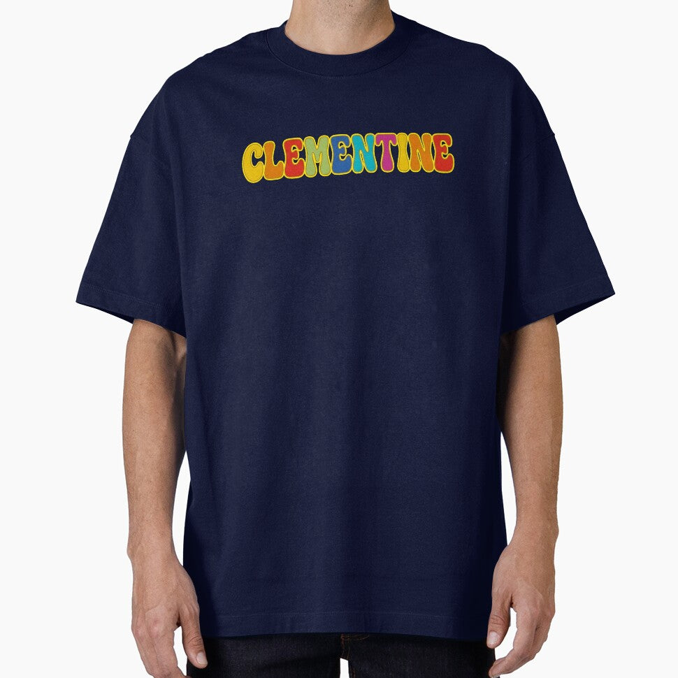 ❤️ Clementine Personalized Name Wavy Retro Shirt, Coffee Mug, Sticker Gift by HelixPedia