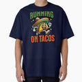 Running On Tacos Cartoon Taco by MaxOutDesign