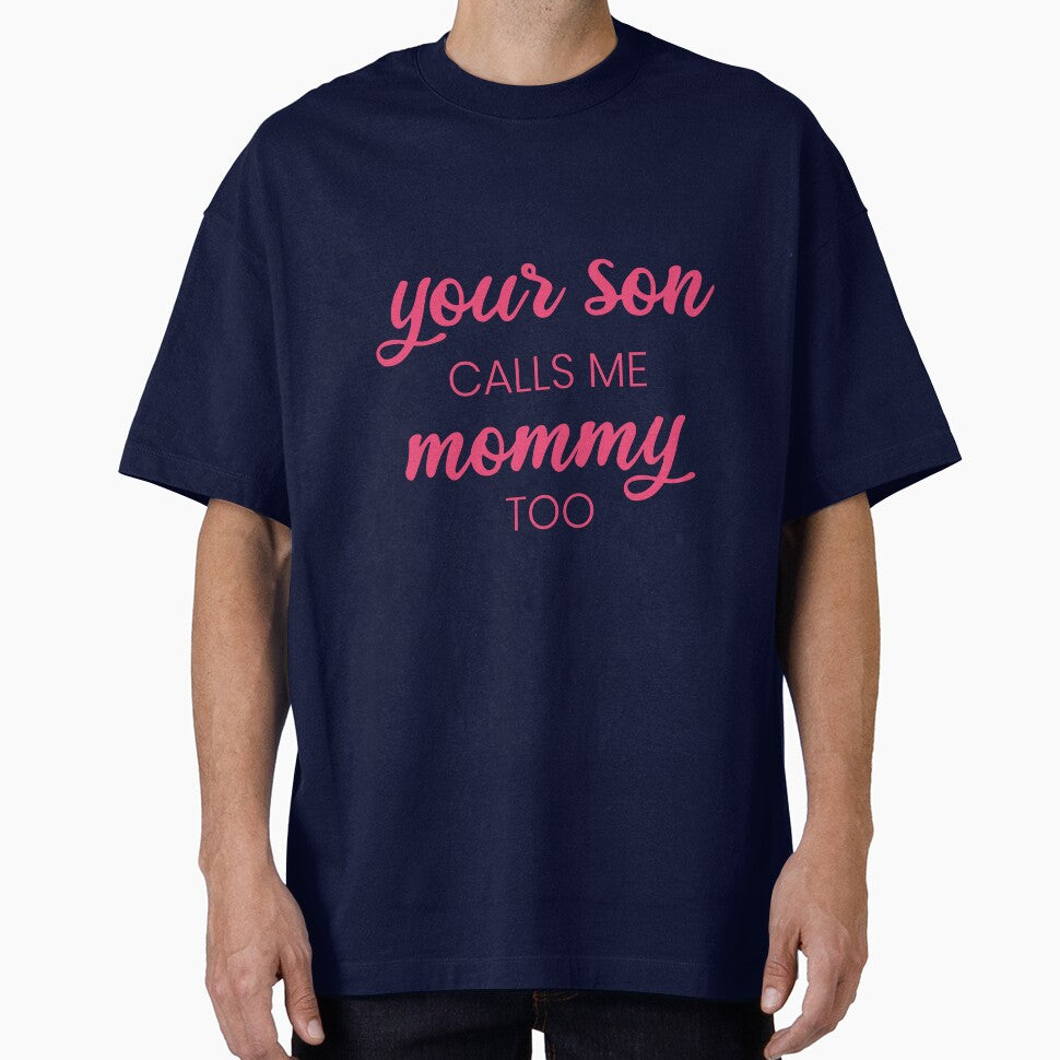 Copie de Your son calls me mommy too - Pink and Black by LittleCuteBean