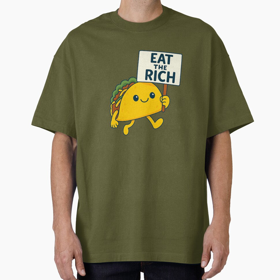 Eat the Rich Taco by kindprints