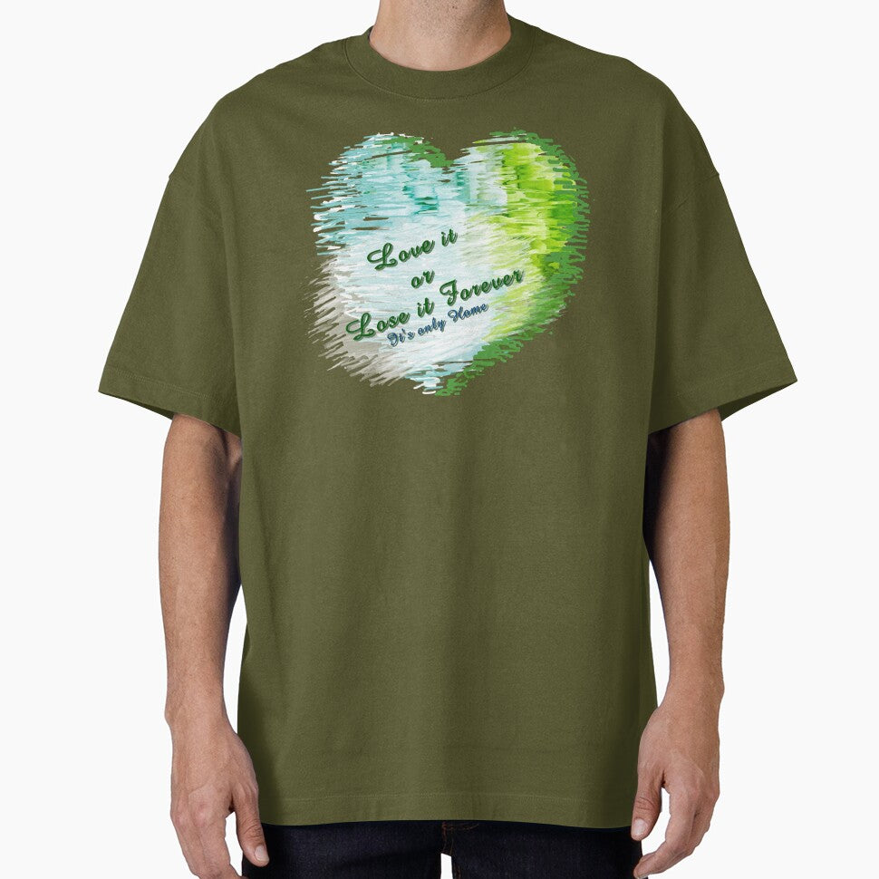 LOVE THE EARTH OR LOSE IT  earth day April 22 by THE AMERICAN TEEVANGELIST