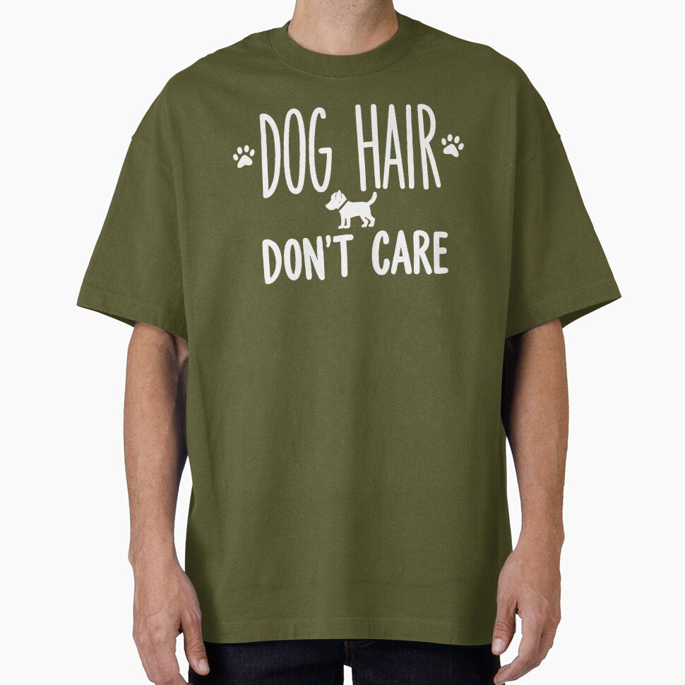 Dog Hair Don’t Care Funny Quote by Everywhere Prints