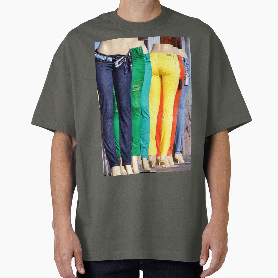 Rainbow of Jeans by MoreGoodArt