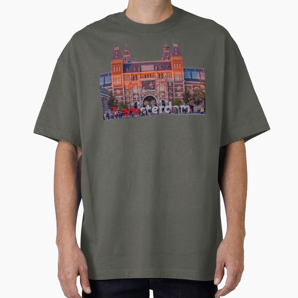 Amsterdam Aesthetic T-Shirt | Vintage City Design | Travel Lover Tee by MedCanvas
