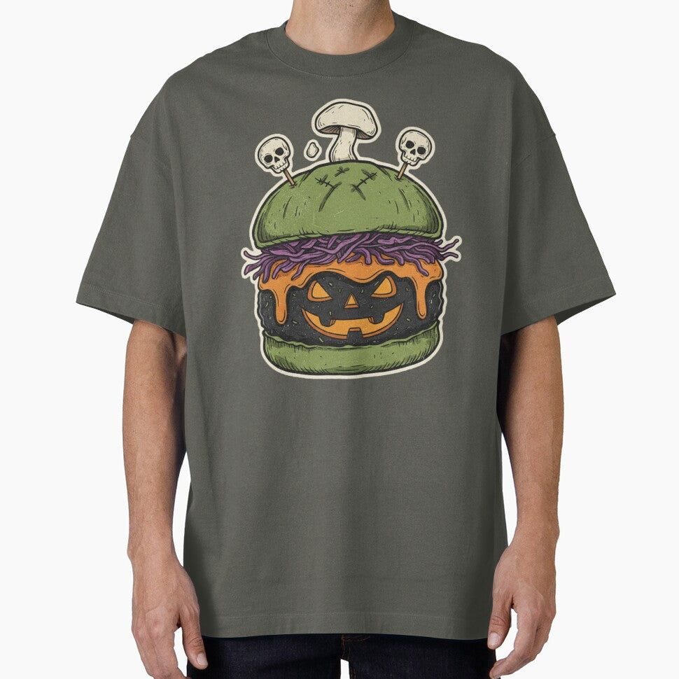 Halloween Burger Vintage- Extra Rotten by Too Kool Designing