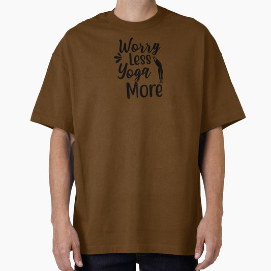 Yoga Sayings Worry Less Yoga More Motivational Quote by SoccaTamam