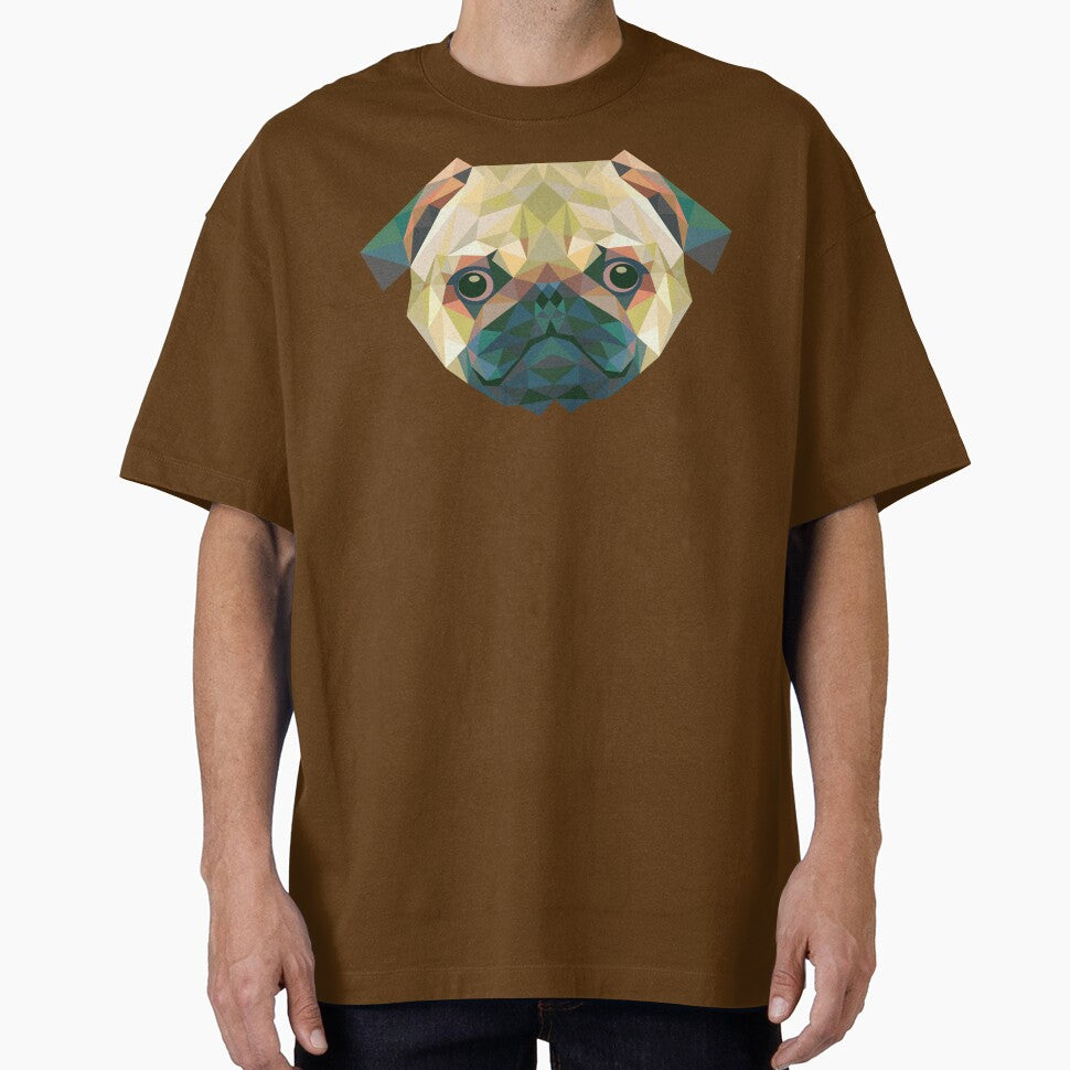 Pug Head Triangle by Fairyjam