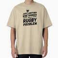 Just another wine drinker with a rugby problem, wine drinker, rugby by rattob