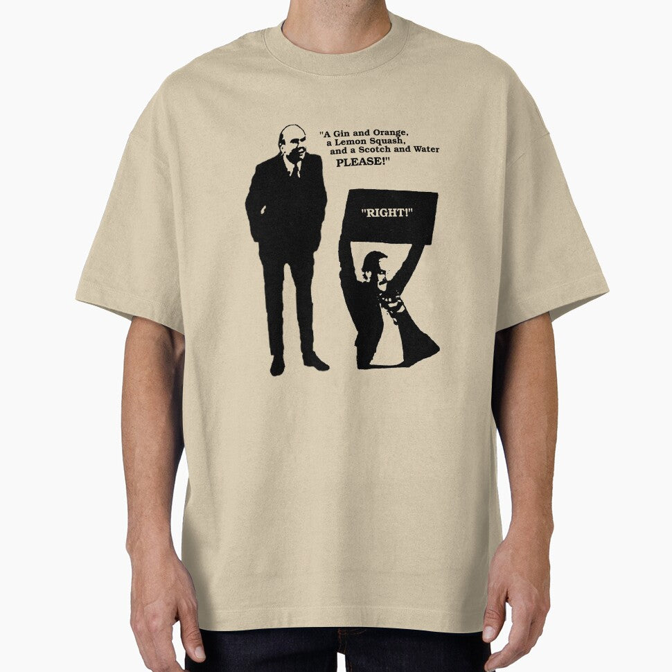 Fawlty Towers "A Gin and Orange a lemon squash and a scotch and water PLEASE!" by Tom Newberry