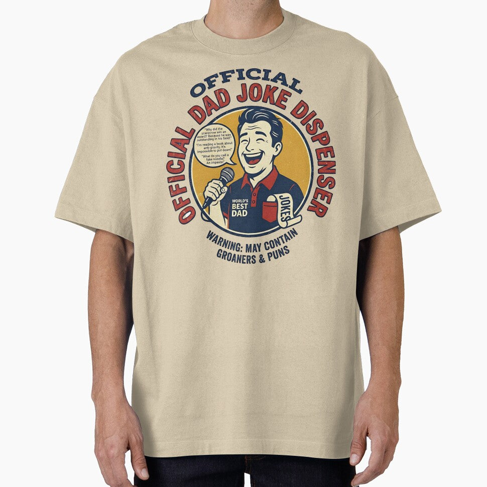 Official Dad Joke Dispenser Tee – Father’s Day Gift by LunaticDream