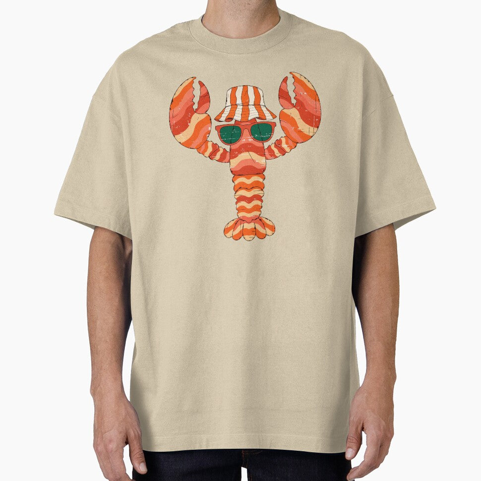 Cool Tourist Lobster Funny Summer Beach Crab Crustacean Design by Marlene Wagenhofer