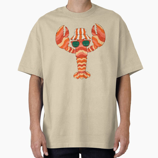 Cool Tourist Lobster Funny Summer Beach Crab Crustacean Design by Marlene Wagenhofer