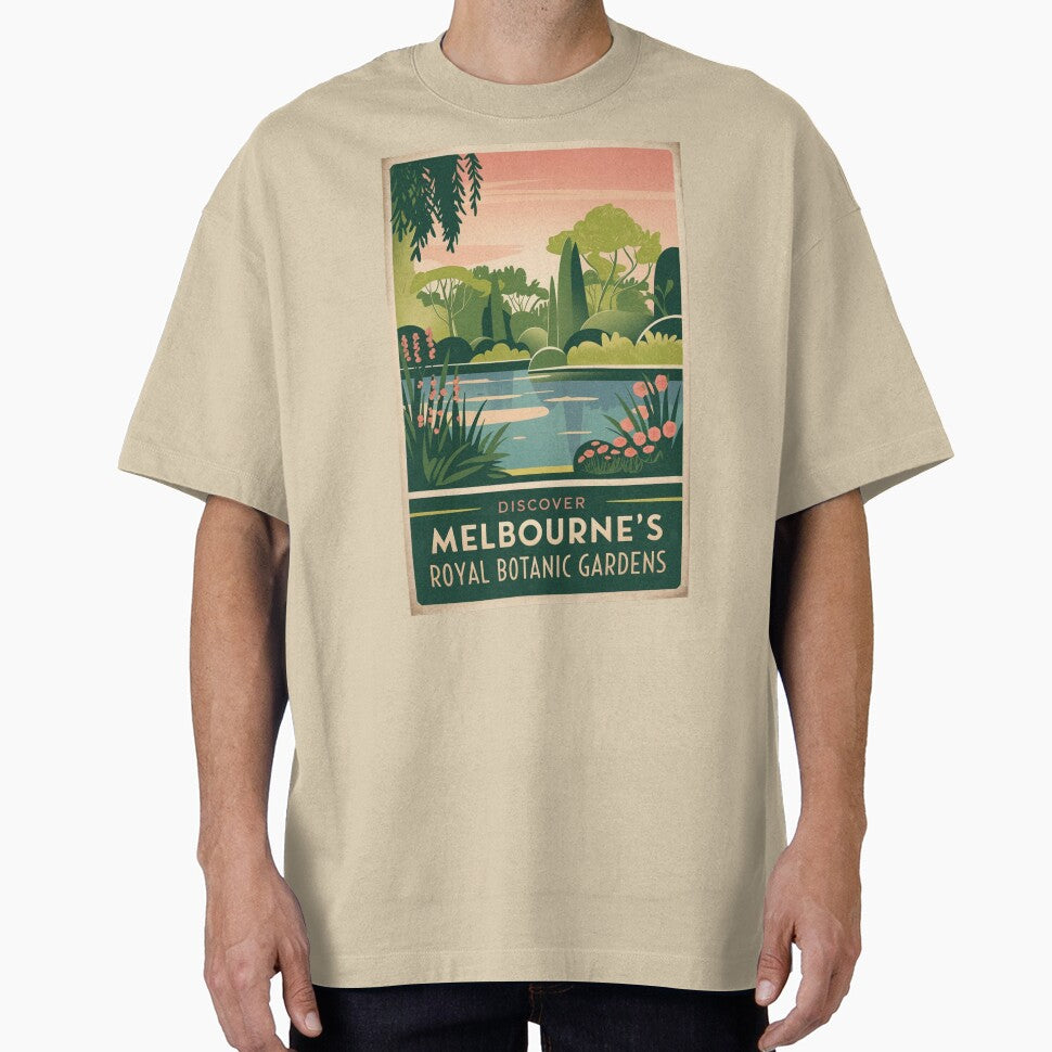 Melbourne Vintage Travel Poster by TravelerRat