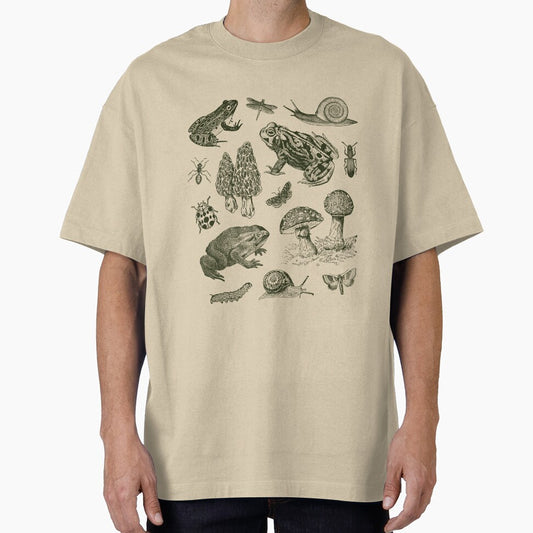 Goblincore Nature Lovers: Vintage Biology of Frogs, Mushrooms, Snails, and Moths for Science and Natural History Fan by MinistryOfFrogs