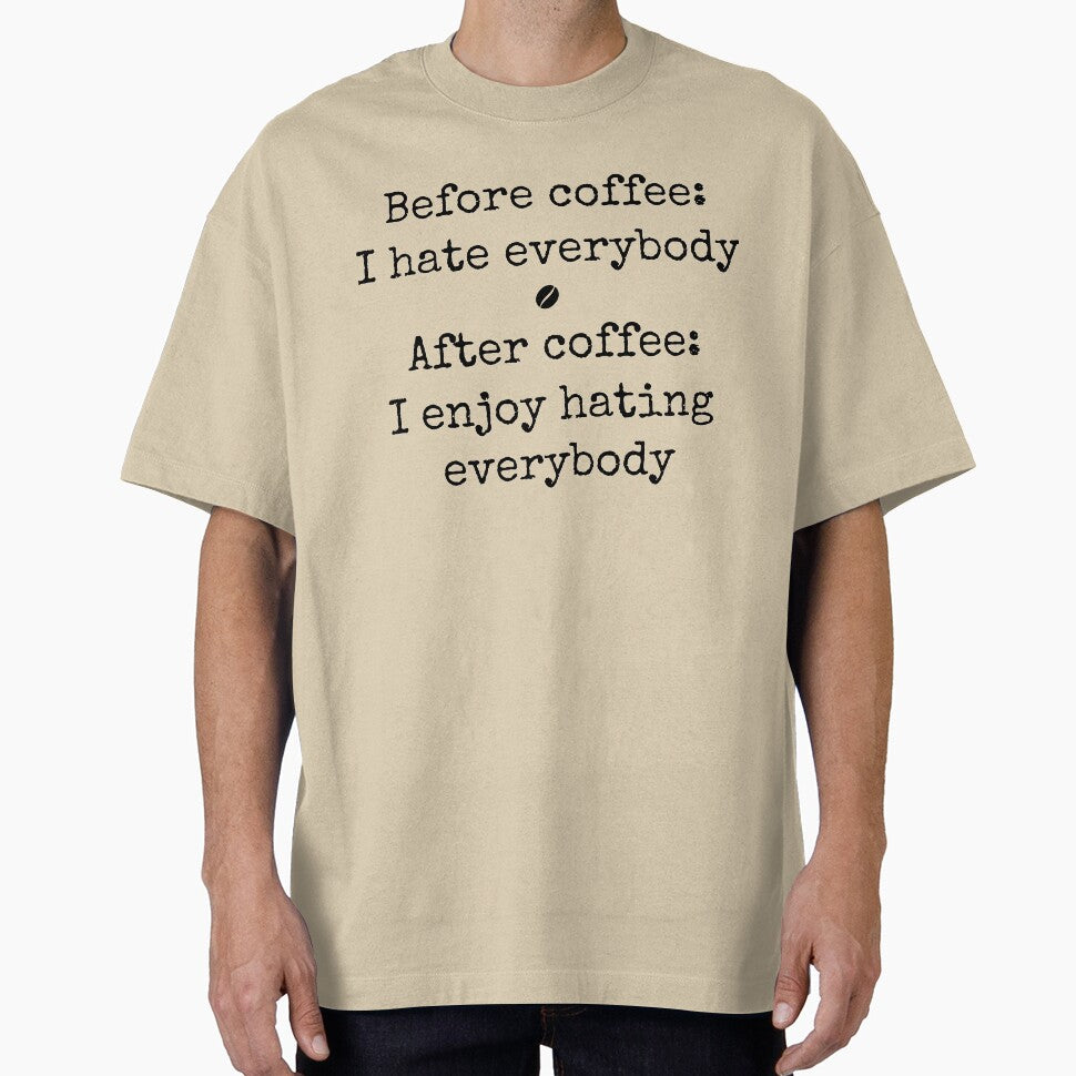 Before and after coffee (black text) by hakana86