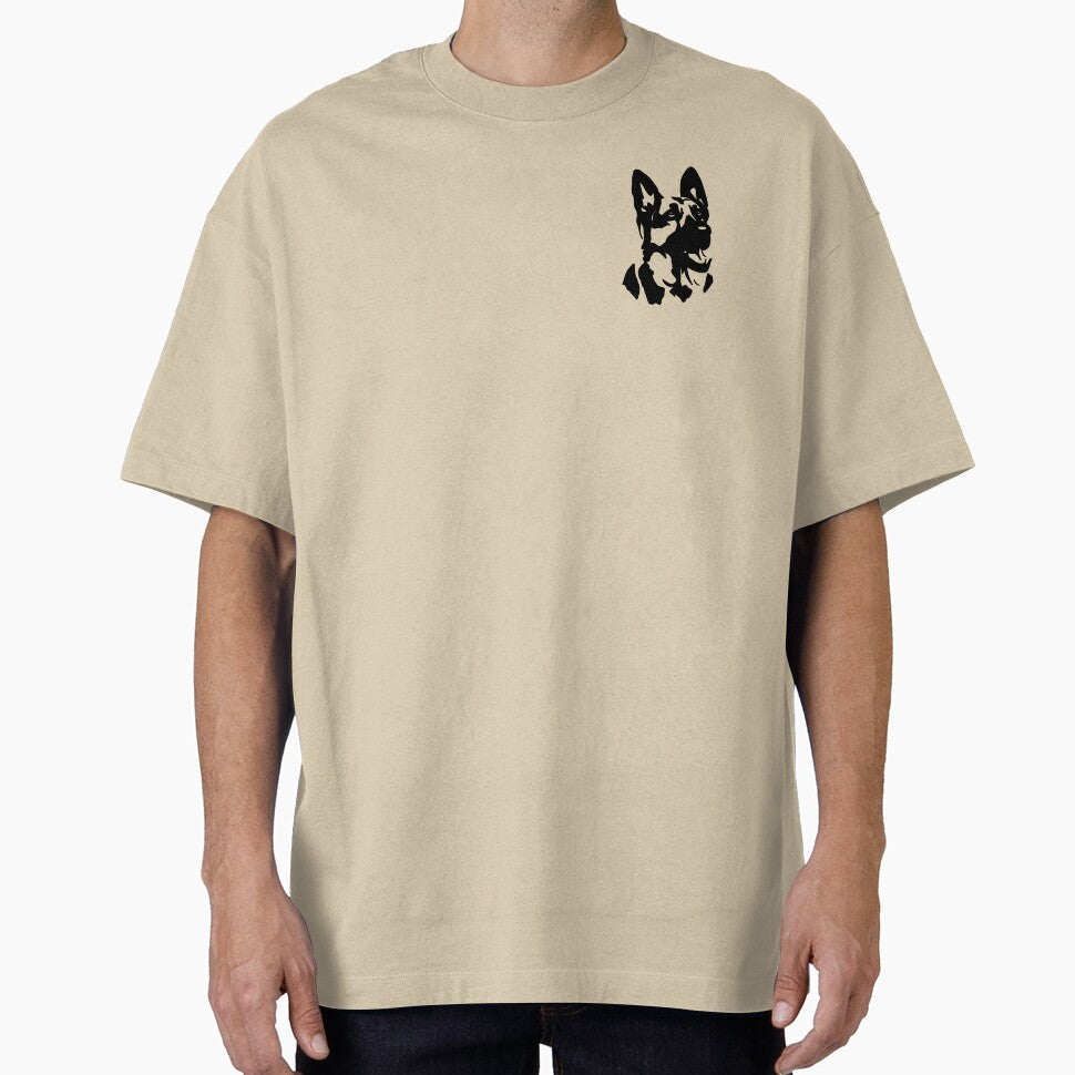 German Shepherd Minimalist Dog by Whoofster