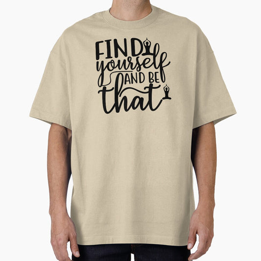 Yoga Saying Find Yourself And Be That Motivational Quote by SoccaTamam