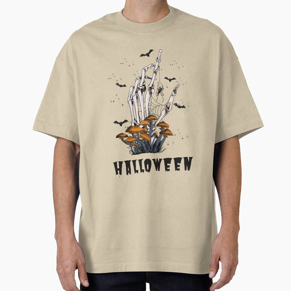 Skeleton Hand Halloween Graphic T-Shirt by KARSCORP