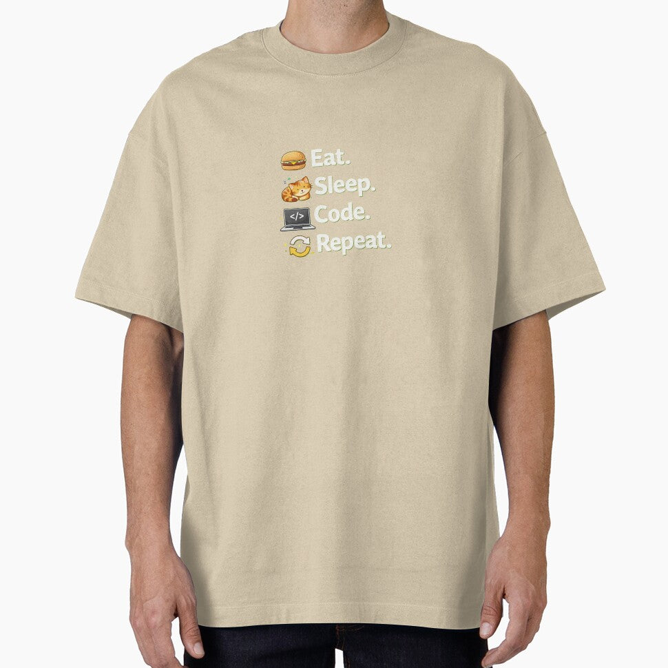 eek – Eat Sleep Code Repeat – Programmer Life by Thethe-Shop