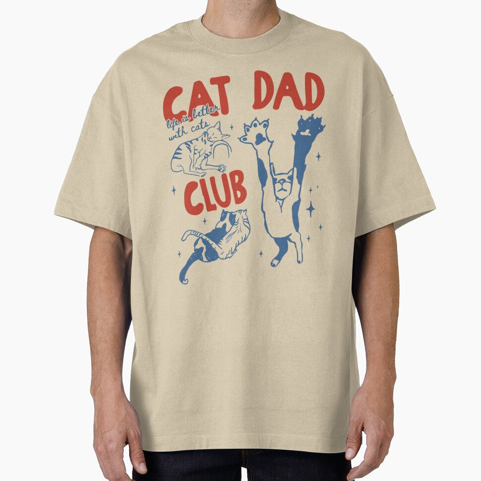 Cat Dad Club Life is Better with Cats Father's Day Cat Dad by FocusForStars22