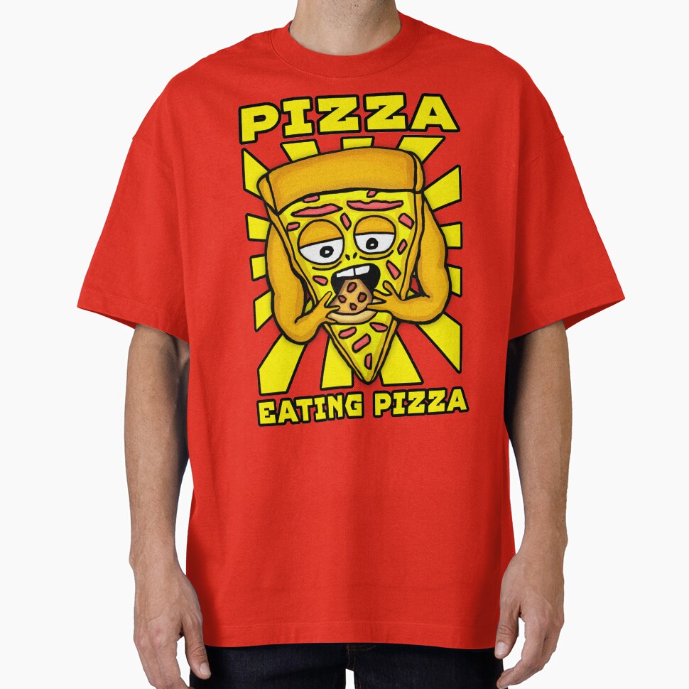 PIZZA EATING PIZZA by BeaverNight