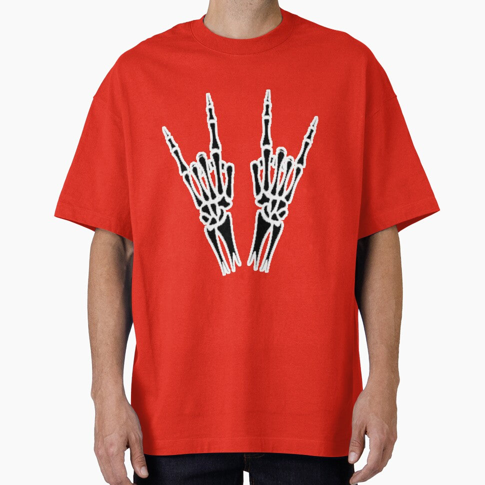 Punk Rock / Metal Skeleton Fingers by SerpentSkyArts