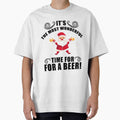 It’s the Most Wonderful Time for a Beer T-Shirt Funny Christmas Santa Tee by AllStarMerch