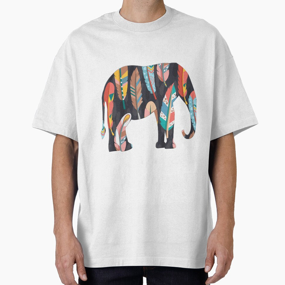 Boho Elephant Feathers by koshea23