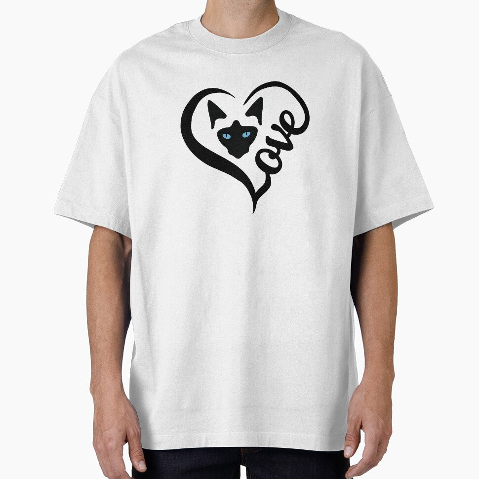 Love Siamese Cat by Woofleys&Co