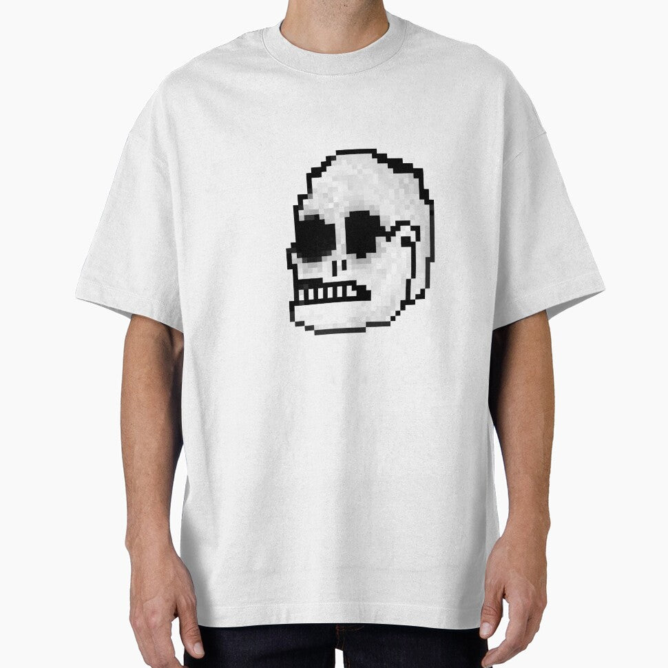 Pixel art skull by Krp2