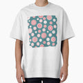 pink wheels with blue background by ddesignnstudio