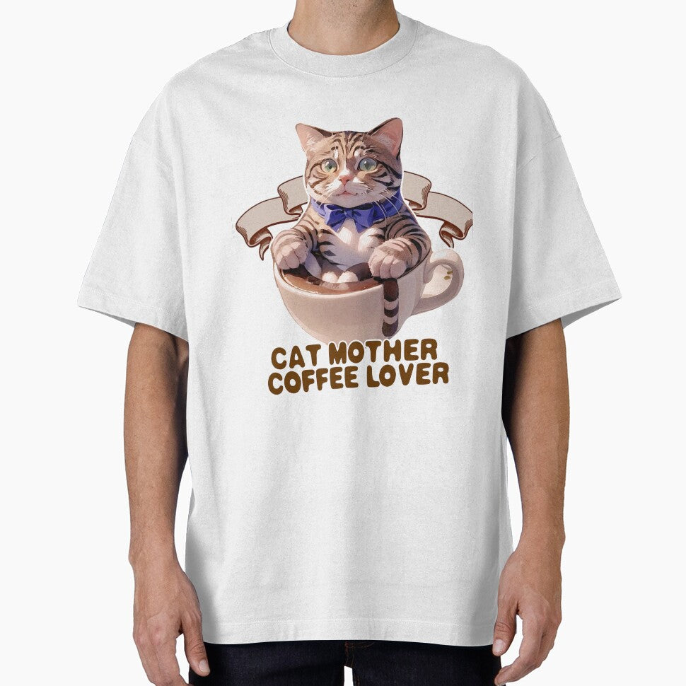 Cat Mother Coffee Lover by Lychee Design