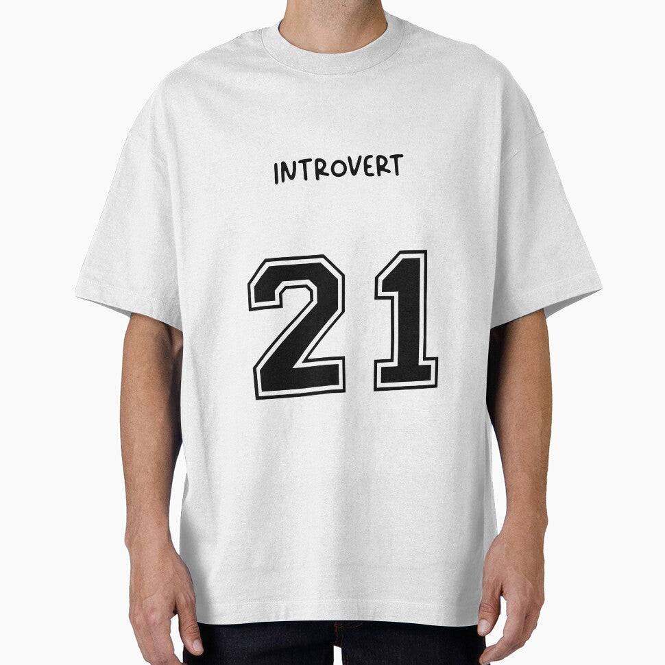 Introvert 21 Shirt | Aesthetic Minimalist Design for Quiet People | Introvert Club Clothing & Gift by LOFTS Store