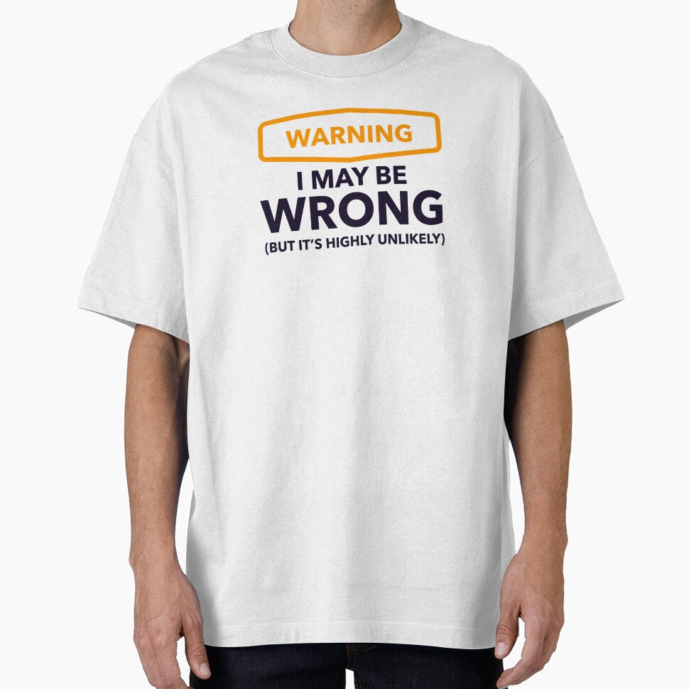 Warning - i may be wrong, but it's highly unlikely by Bleak Shirt