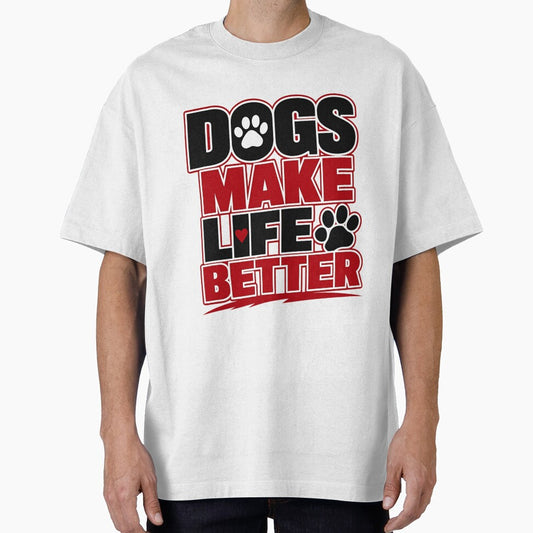 Funny Dog Lover Shirt – Paw Print Graphic Pet Lover Tee by ElegantPaws