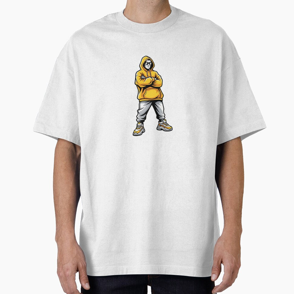 Urban Streetwear Mascot - Bold Hoodie Sneaker Character Graphic by Somlata07